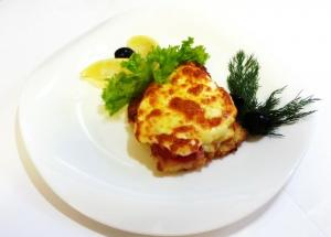 Треска под сырной корочкой