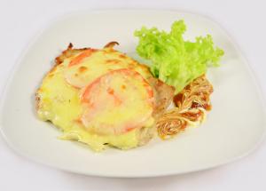 Мясо по-французски с картофелем