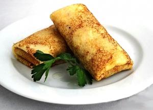 Блинчики фаршированные мясом