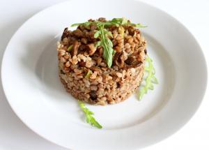 Гречка с грибами