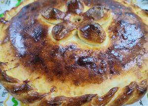 Пирог с капустой и грибами