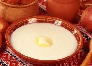 Каша манная со сливочным маслом