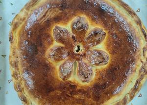 Пирог с капустой и курицей
